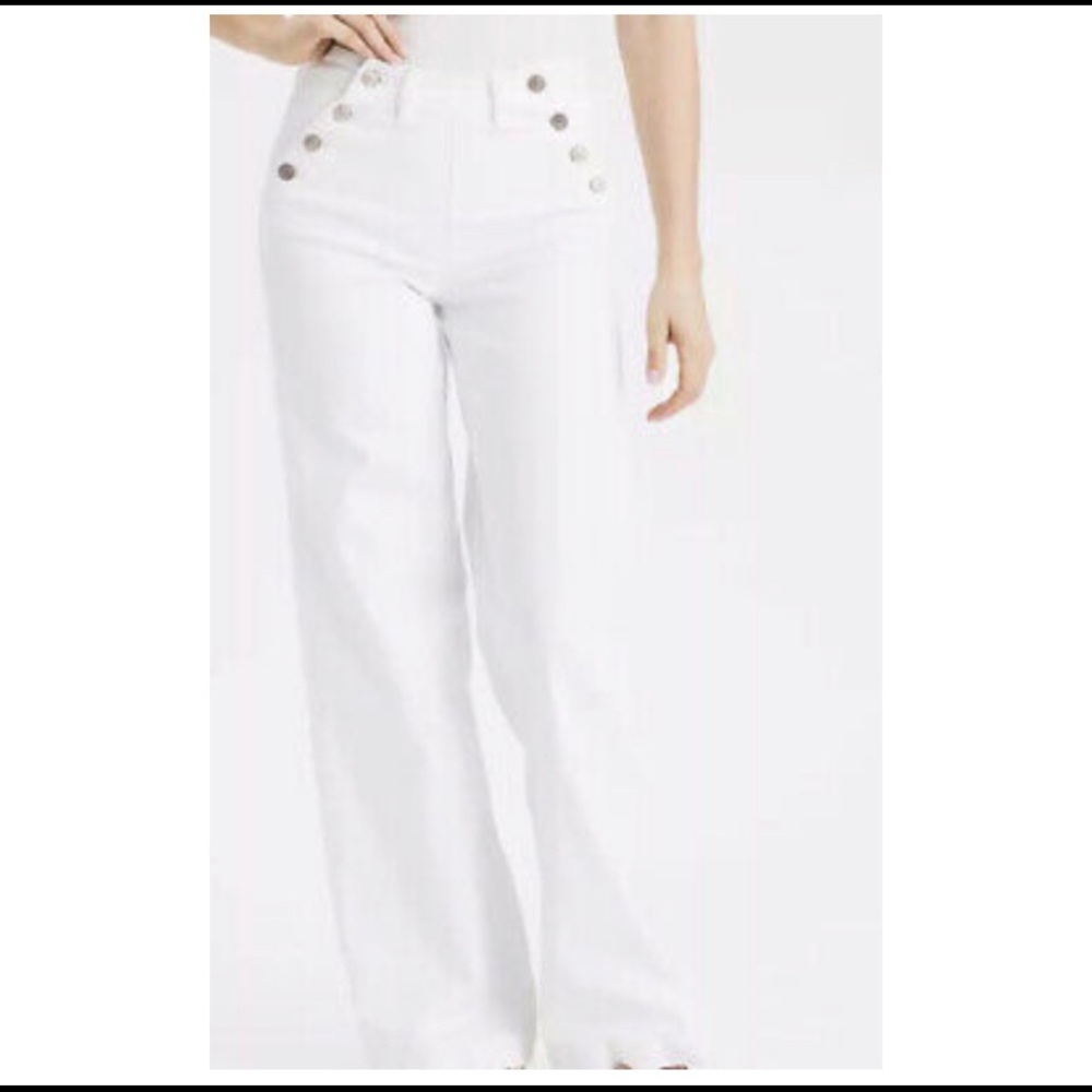 SOLD Extra Long High Rise Wide Leg Sailor Pants